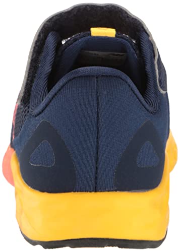 New Balance Boy's Fresh Foam Arishi V4 Hook And Loop Running Shoe, Team Navy/Electric Red/Egg Yolk, 9 Toddler #TOP2