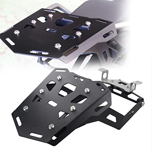 Porte-bagages arrière de moto en aluminium durable pour support boîte rigide