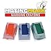 MATINGMARK Sheep & Goat Mating Crayon Block Marker for Ram Breeding/Marking Harness by Rurtec, 3 Pack (MILD Temperature) ORANGE, BLUE, GREEN, Made in New Zealand