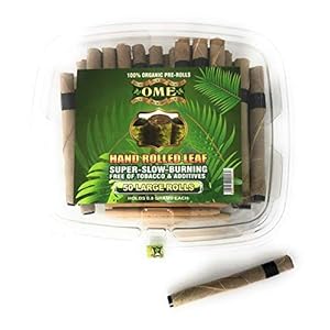 50 x Large OME Natural leaf Wraps (L Size) (1 Pack – 50 Wraps)