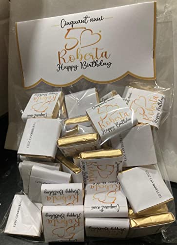 50 Cioccolatini personalizzati per