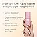 Solawave LightBoost Red Light Therapy Serum for Face & Neck | Enhances Beauty Wand & Microcurrent Devices | Boosts Collagen & Hydration for Radiant Skin, Reduces Appearance of Wrinkles & Fine Lines