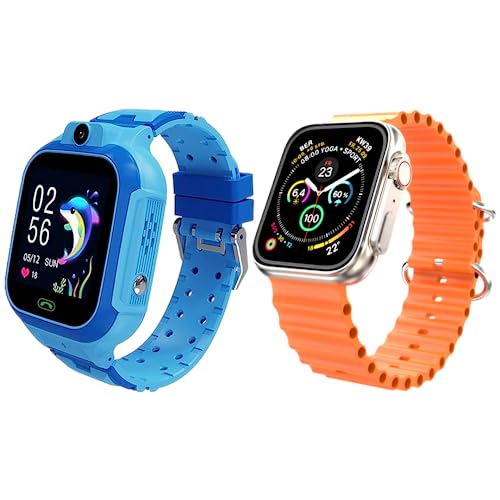 Image of sekyo Carepal Pro Smart Watch for Kids, Boys, Girls and Boys with Many Smart Features, Video Calling, Location Tracking(Carepal pro and S23 Ultra Combo for Men and Kids)