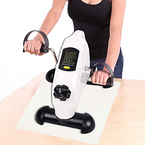 Mini bicicleta portátil para ejercicio de piernas y brazos miniatura 5