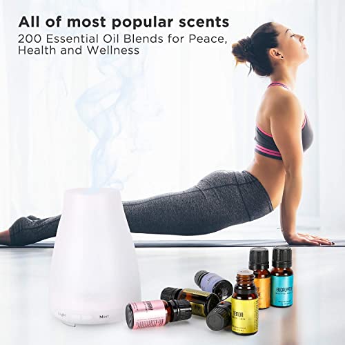 Mother Gift Qouya Essential Oil Set For Diffusers For Home Pack 10Ml Made In Usa 100% Pure Natural Aromatherapy Oils For Diffusers Massage Sleep Candles & Soap Making (18 Set, 1 Pack) #TOP2
