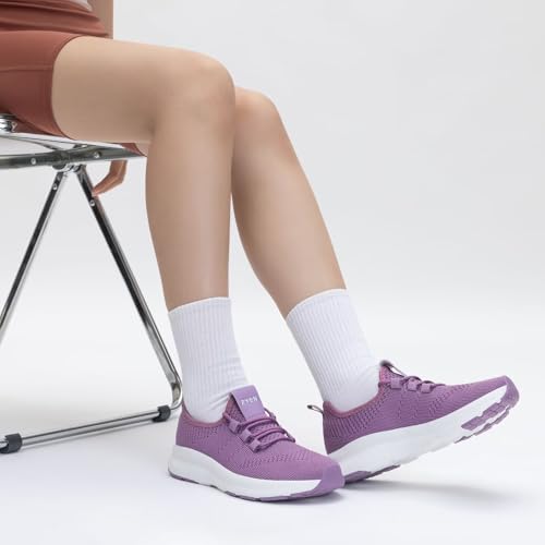Image of ZYEN Wide Toe Box Shoes Women Non-Slip Ultra Light Running Sneakers Extra Wide Feet Arch Support Walking Shoes Tennis Diabetes Breathable Gym Workouts 6-12
