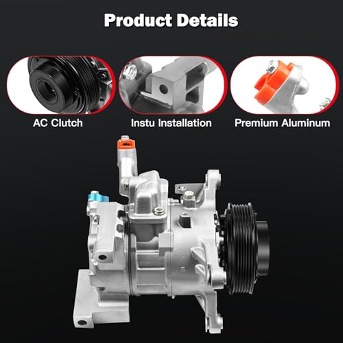 Image of cciyu Air Conditioning Compressor for Lexus GS300 3.0L 1998-2005