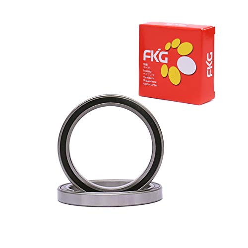 Fkg 6809-2Rs 45X58X7Mm Deep Groove Ball Bearing Double Rubber Seal Bearings Pre-Lubricated 2 Pcs #TOP8