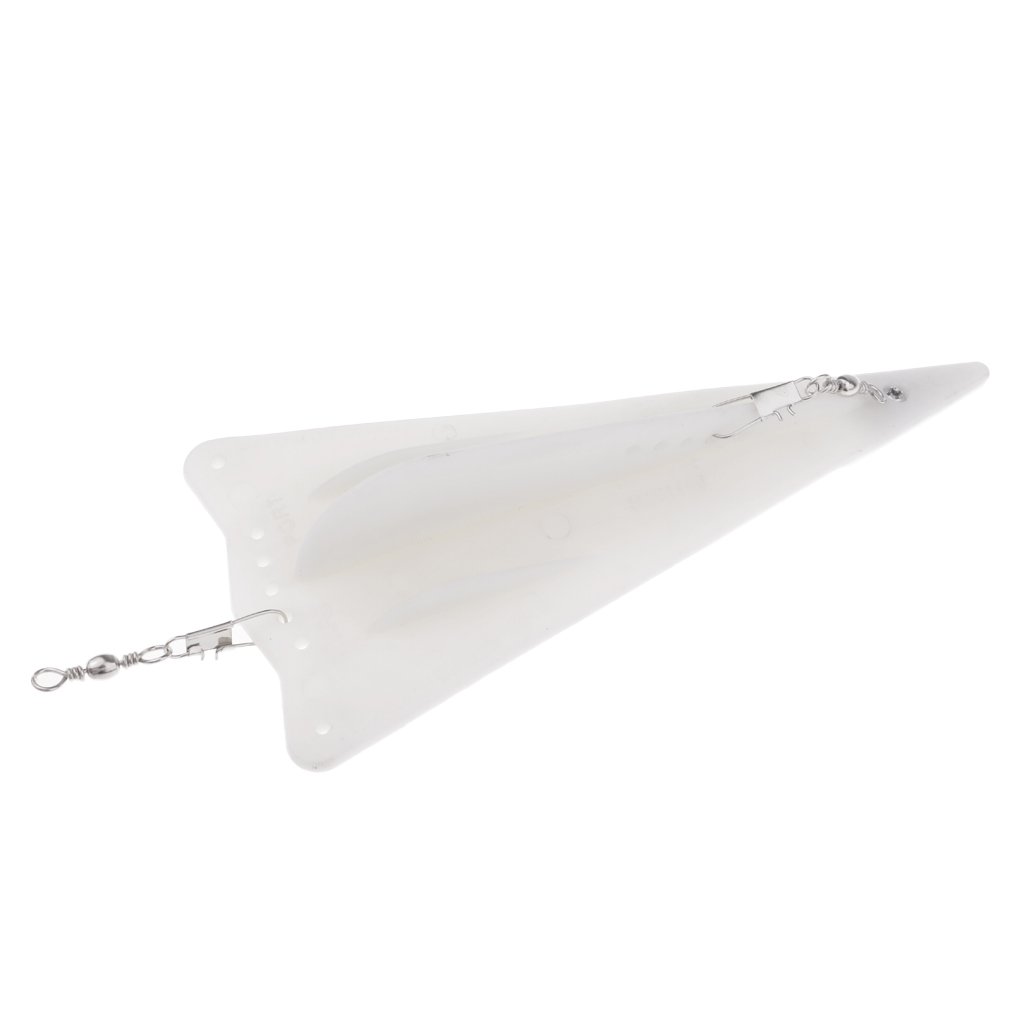 Meadawgs® Trolling Diving Board with Lead Sinker Boat Fishing Diver Board White 64g|Sporting Goods | Fishing |Downrigger, Outrigger Gear|1 Piece Trolling Board-image-44