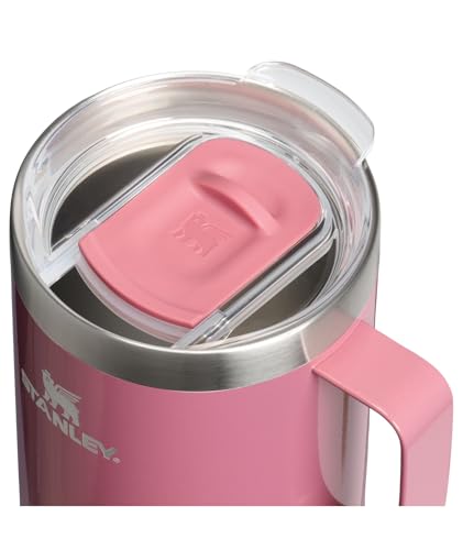 Image of STANLEY Everyday Camp Mug 24oz | Drink Through Lid | Cup for Coffee, Tea and Drinks | Insulated Stainless Steel Coffee Mug | BPA-Free | Port Shimmer