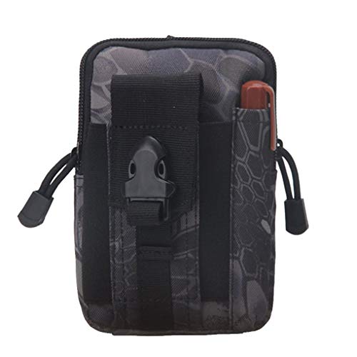 Junecat Women Men Outdoor Sports Waist Bag Adjustable Strap Cycling Hiking Pouches Chest Pack Coins Phone Bags