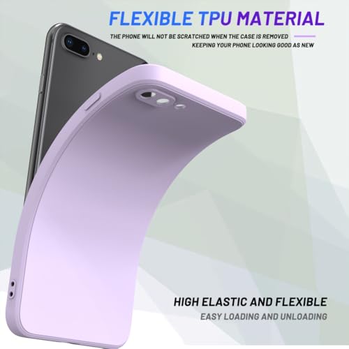 Image of for iPhone 8 Plus Case Purple, Scratch Resistant with Soft Touch, Slim Thin Phone Cover for iPhone 7 Plus 5.5 inch