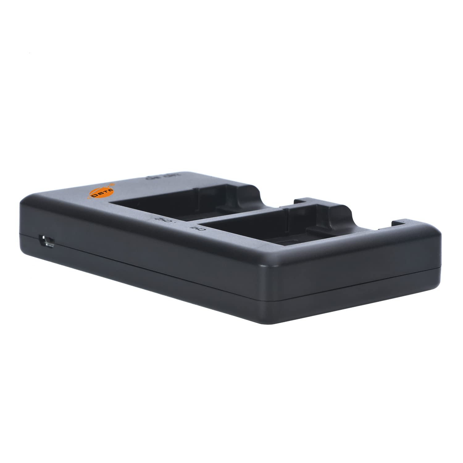 DSTE NP-B/F Cargador de batería USB Dual Compatible con Sony NP-BG1,NP-FG1,NP-BD1,NP-FD1,NP-FT1,NP-FE1,NP-FR1 Batterie als BC-TRX BCTRX(Alimentación a través de Micro USB a USB A 2.0)