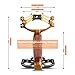 ucho Folding Slingshot,Professional Wrist Rocket Slingshot Set for Outdoor Hunting with 2 Replacement Rubber Bands and Steel Ammo Balls,High Velocity Catapult