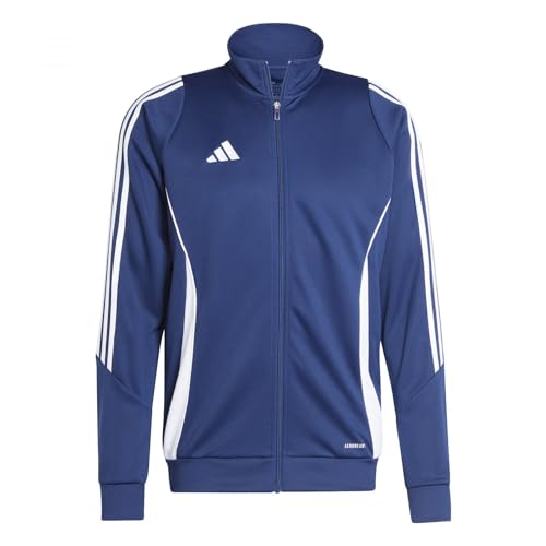 La giacca da allenamento aderente adidas ti aiuta a mantenere alta la concentrazione durante gli esercizi esterni grazie alla tecnologia AEROREADY che allontana l'umidità dalla pala, così da permetterti di dedicarti al tuo obiettivo senza disturbi.