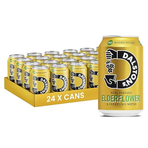 Dalston\'s Sparkling Elderflower Soda (24 x 330ml) - Real Pr