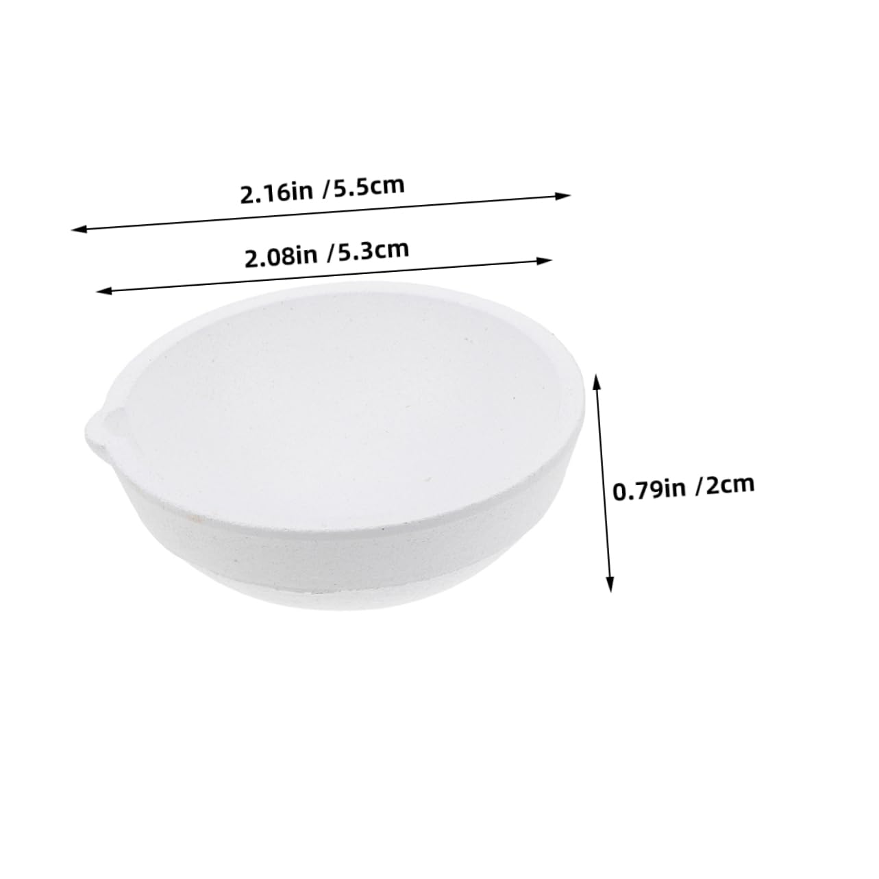 CORHAD Rapid Metal Melting in Golden Bowl Fire Resistant Crucible for Jewelry Casting Metal Processing