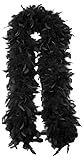 Gewicht ca. 90 g Das Kostümland Federboa Extraordinary 180 cm Schwarz