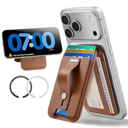 [ESR] Vo [ʃAbv MagSafe J[hP[X 5J[h[ RFIDubLO z_[ X }zX^h MagSafeΉEHbg ߉\ȃX^h z iPhone 17/16/15/14/13/12AGoogle Pix