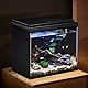 Aquarium Hintergrund, 40x200cm Statisch Haftender Aquariumhintergrund, PVC Aquarium Aufkleber Hintergrund, Schwarzer Hintergrund Haftender für Aquarium Tapete Dekorationen