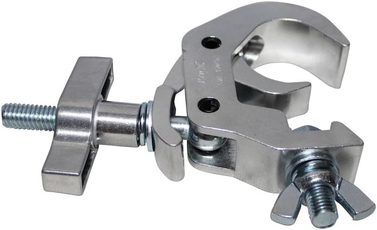 ProX T-C12 Aluminum Self-Locking M10 Clamp with Big Wing Knob for 2" Truss Tube Capacity 330 lbs.