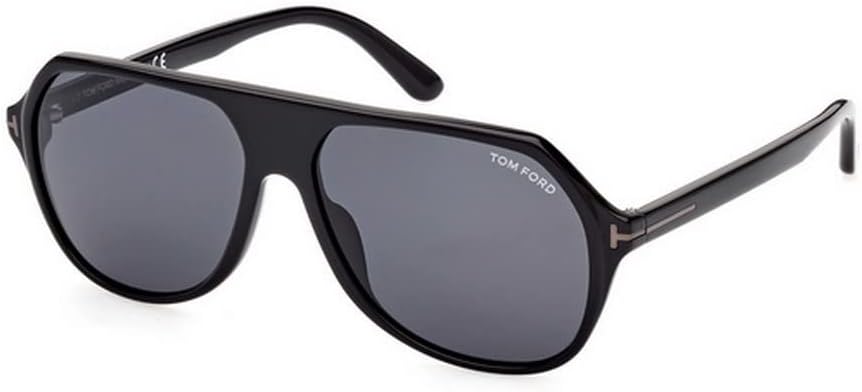 Sunglasses Tom Ford FT 0934 -N Hayes 01A Shiny Black/Smoke Glasses