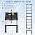 Telescoping Ladder,12.5 FT Multi-Purpose Collapsible Telescopic Extension Ladders, Aluminum telescoping Ladder Ideal for Home, RV, and Outdoor Work Black, 370 lbs Capacity w/Non-Slip Feet