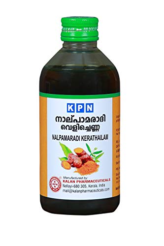 KPN Nalpamaradi Kerathailam 200ml | Face & Body Oil | Removes Tan and Dark Spots | Coconut Oil Base