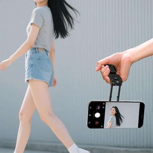 Image of ULANZI SK29 5-in-1 Phone Holder & Mini Tripod with Clamp, Premium Aluminum Mobile Stand with Adjustable Angle, 1 /4 inch Screw Mount for Tripod, Vlogging, YouTube & Video Calls (Black)