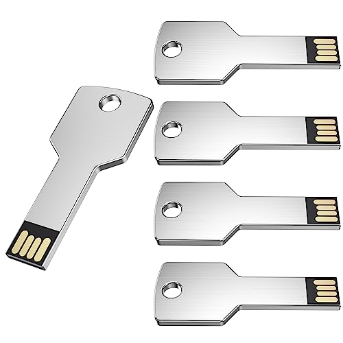 Chiavette USB 4GB Forma Chiave 5 Pezzi Uflatek USB...