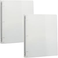 Vista 114 de JAM PAPER - Carpetas de plástico de 1 pulgada - Carpetas de 3 anillas surtidas (rojo, azul, verde y naranja) - Paquete de 4