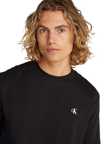 Calvin Klein Herren T-Shirt Kurzarm Painted Tee mit Rundhalsausschnitt, Schwarz (Ck Black), XXS – Ansicht 3