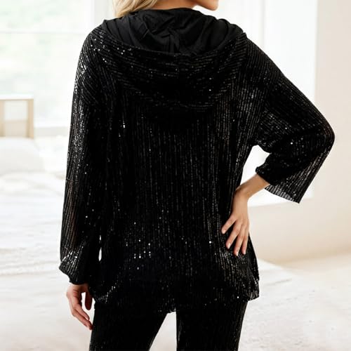 Sweat à capuche élégant pour rompre avec la monotonie des pulls amples - 3