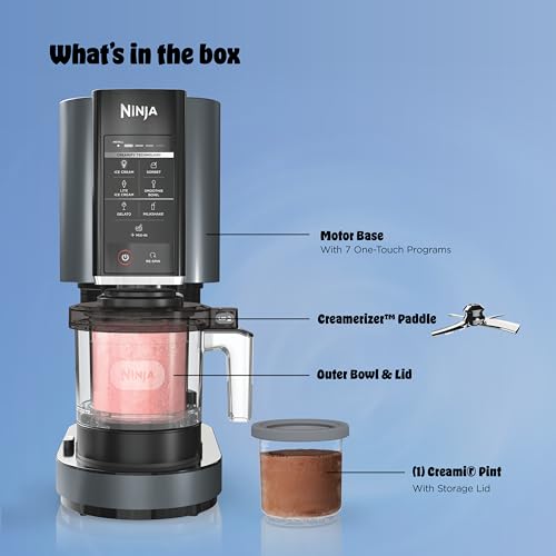 Ninja® CREAMi® 7-in-1 Ice Cream Maker, Ice Cream, Gelato & more, NC299AMZ - image 8