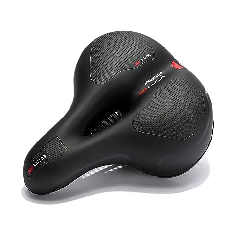 City Bike Saddle with Suspension and Comfort Features Cover