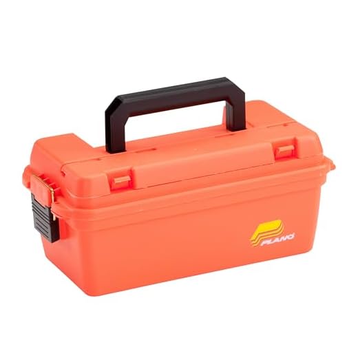 Plano Shallow Dry Storage Box (Orange)