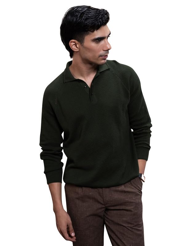 andamen Men Casual Structured Cotton Regular Fit Pullover-picture-18