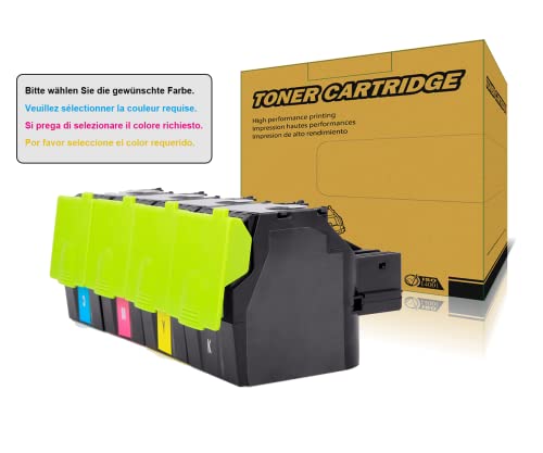 Toner Lexmark Amla 4 Piezas Cartucho de Tóner Compatible para Lexmark CS317 CS317dn CS417 CS417dn CS517 CS517de CX317 CX317dn CX417...
