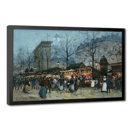 Impression sur toile Haute Définition Baraques Foraines Galien-Laloue