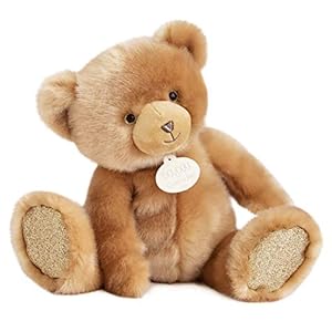 Doudou et Compagnie - Ours En Peluche Paillettes - 80 cm - Beige - Ours Collection - DC3575 41iT+smA+eL. SS300