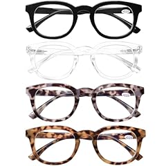 4 Pack (Black/ Greytortoise/ Clear/ Tortoise0