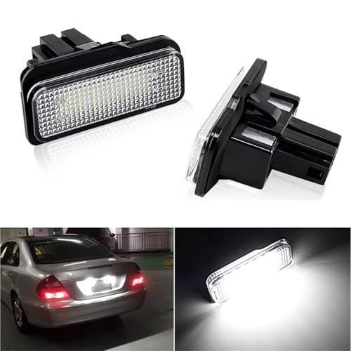 Solución fallo bombilla con luz LED placa matrícula Canbus Benz 2