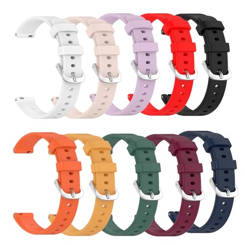 Muovrto Replacement Band for Garmin Lily 2,Soft Silicone Sport Band Watch Strap