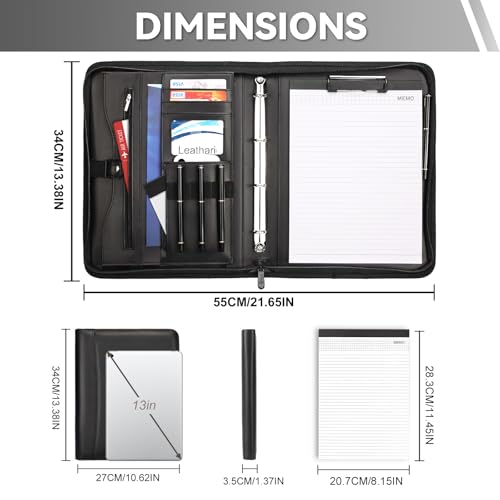 Porte-document A4 zippé pour ne plus perdre ses papiers de réunion - 4