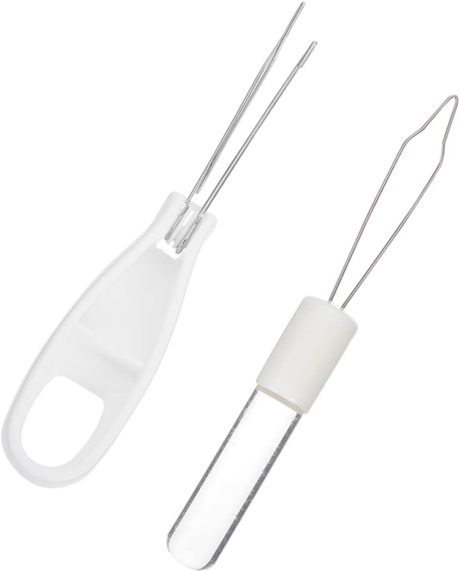 COLLBATH 2pcs Convenient Zipper Pulling Helper Tool for Easy Dressing Manual Button Fastening Aid for Clothing Skirts and Jeans for Home Use