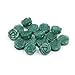 JOE FOREMAN 12Pcs 14mm Natural Green Aventurine Jade Stone Plant Rose Flower Double Side Hand Carved Gemstone Semi Precious Beads for Jewelry Making
