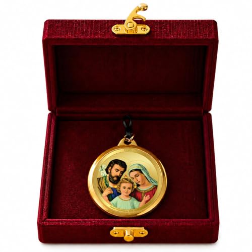 Image of DIVINITI 24K Gold Plated Double-Sided Religious Pendant with Premium Gift Box, Spiritual Locket for Men & Women, Devotional Jewellery for Gifting & Everyday Wear