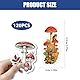 120 Stück Pilze Aufkleber,Bunt Mushroom Sticker Set,Wasserdicht Vinyl Sticker,Niedliche Pilz-aufkleber,niedliche Cartoon Mushroom,wasserdichte Aufkleber,für Kinder, Teenager, Erwachsene