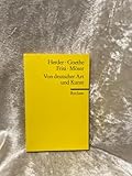 Von deutscher Art und Kunst (Reclams Universal-Bibliothek) - Johann G Herder, Johann W von Goethe, Justus Möser  Von deutscher Art und Kunst (Reclams Universal-Bibliothek) - Johann G Herder, Johann W von Goethe, Justus Möser