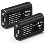 Wzygdzsw 2×6660mWh Rechargeable Battery Pack for Xbox Series X/S & One/S/X/Elite Controllers, Overcharge/Short-Circuit Protection | Play & Charge, FCC/CE Certified (Includes 2 Battery Only)